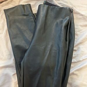 Ralph Lauren Leather Straight Leg Pants